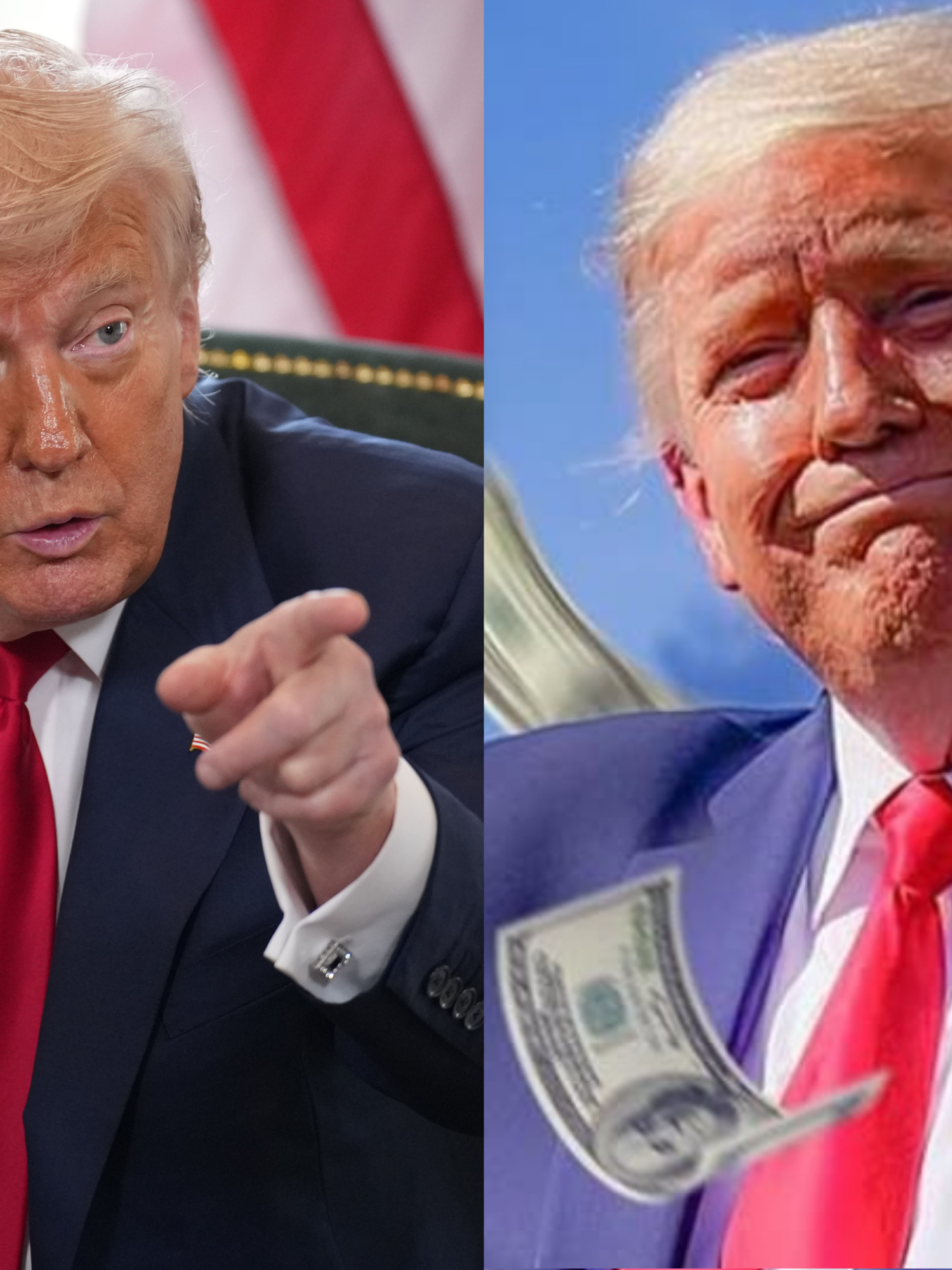 Trump claims his economy is 'making it rain' - but he's left out some hard-hitting facts