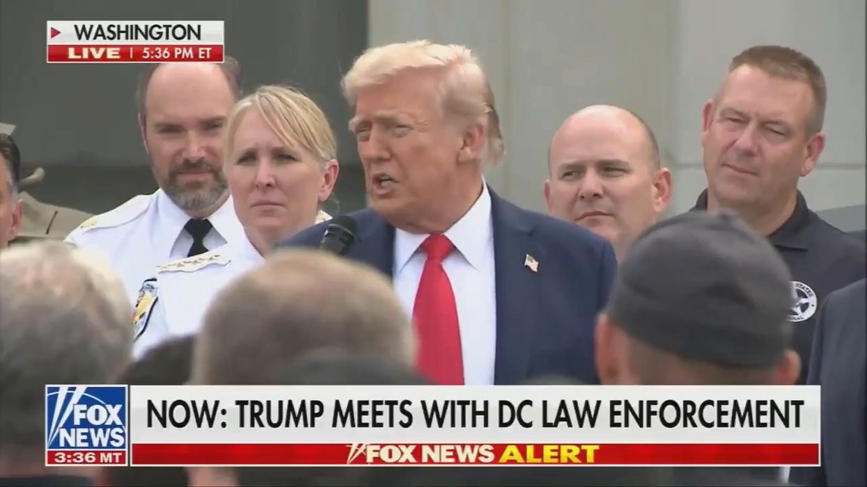Trump claims people are 'going to restaurants in DC again' despite bookings being way down