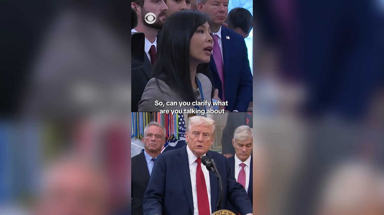 Trump just completely missed the point of this reporter's question on immigration