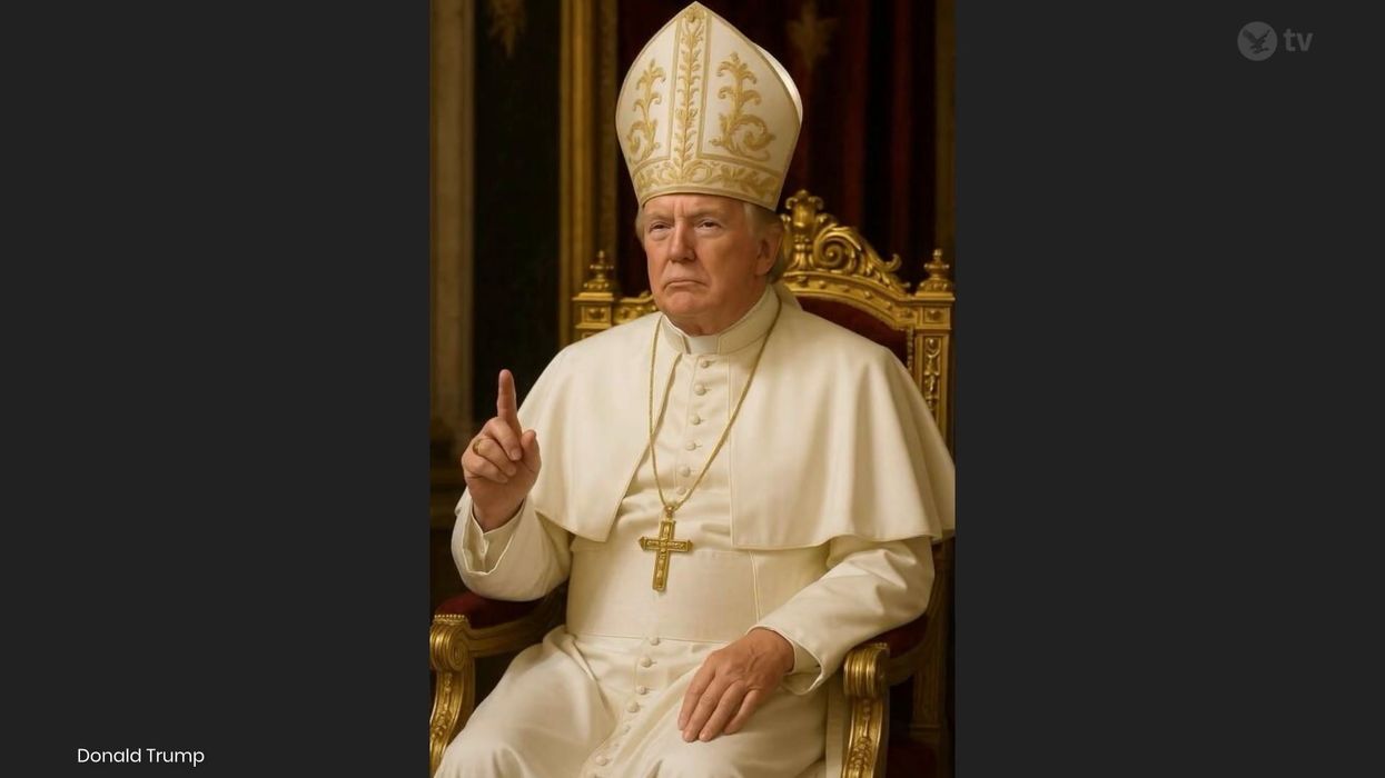 MAGA is now circulating a bizarre AI video of Trump as the Pope after President shared controversial picture