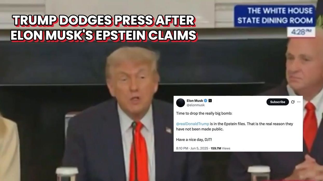 Trump ends press conference early dodging questions in the wake of Musk's Epstein files accusations