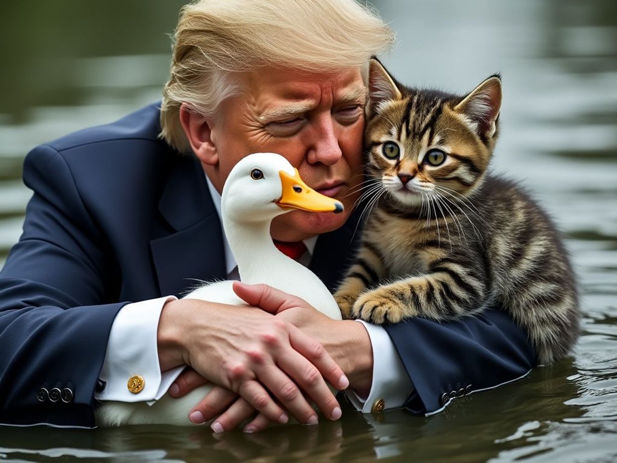 Trump campaign's line on 'migrants eating cats' is proof of how weird they really are