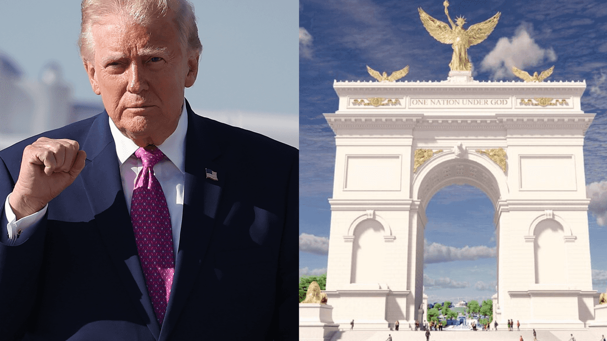 Trump has unveiled plans for 'Arc de Trump' - and everyone is 'embarrassed' for the US
