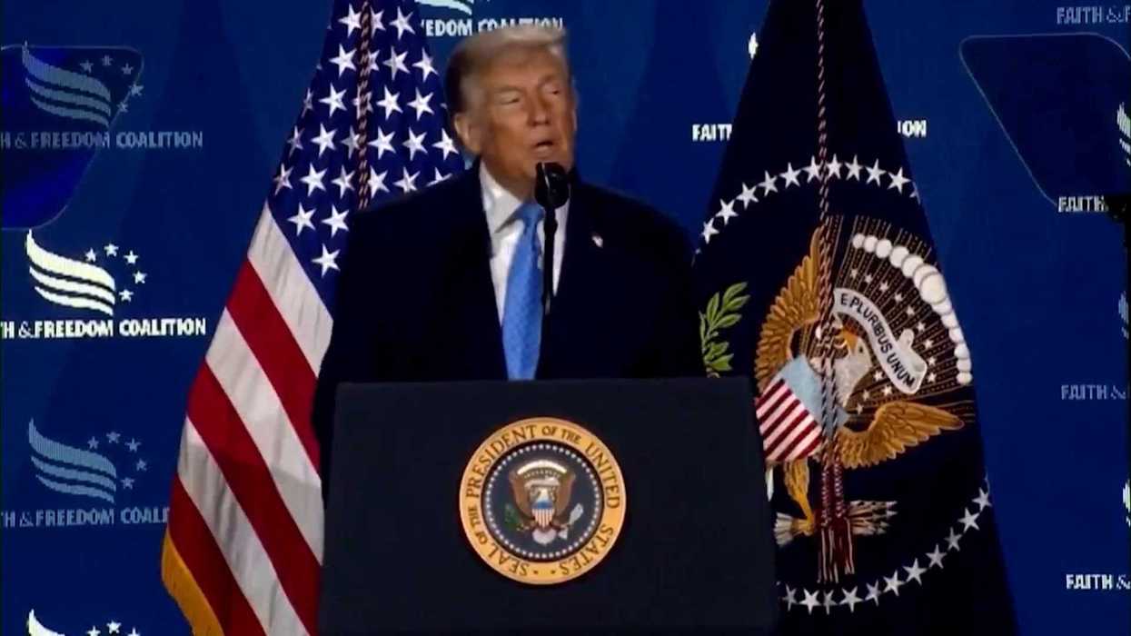 Trump claims he'd be 'greatest communist in history' - then calls it 'greatest threat' to US