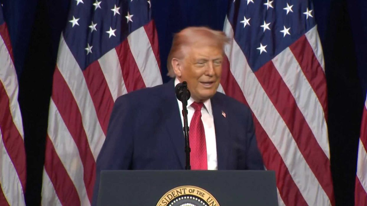 Trump's trans weightlifter impression slammed as 'embarrassing' moment in presidential history