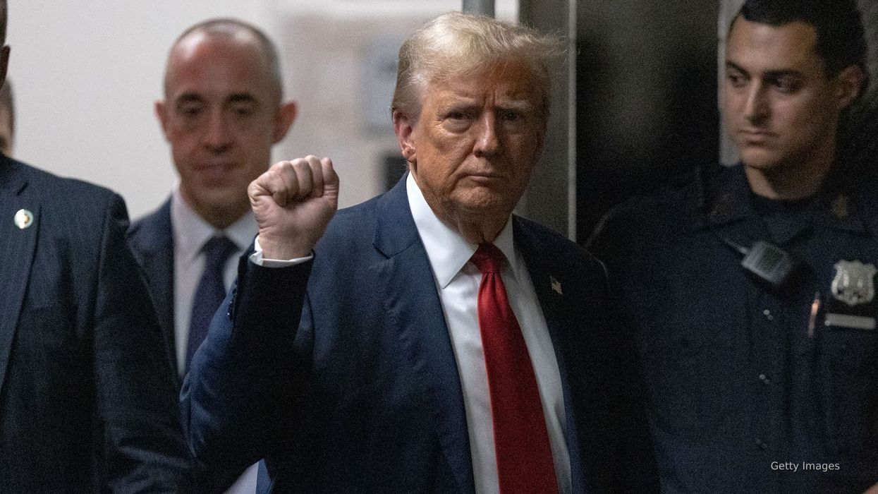 Concerns raised for Trump's hair after it is seen flapping in the wind