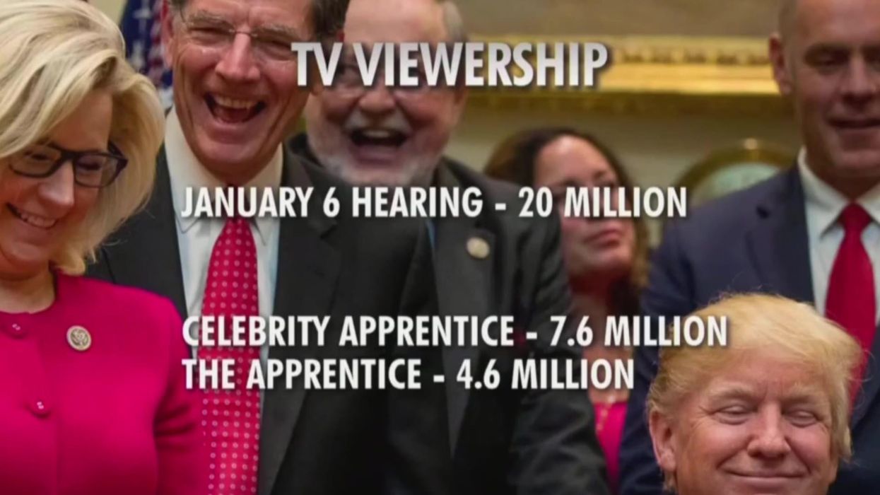 Trump mocked as Jan 6 hearings get bigger ratings than his Apprentice finales