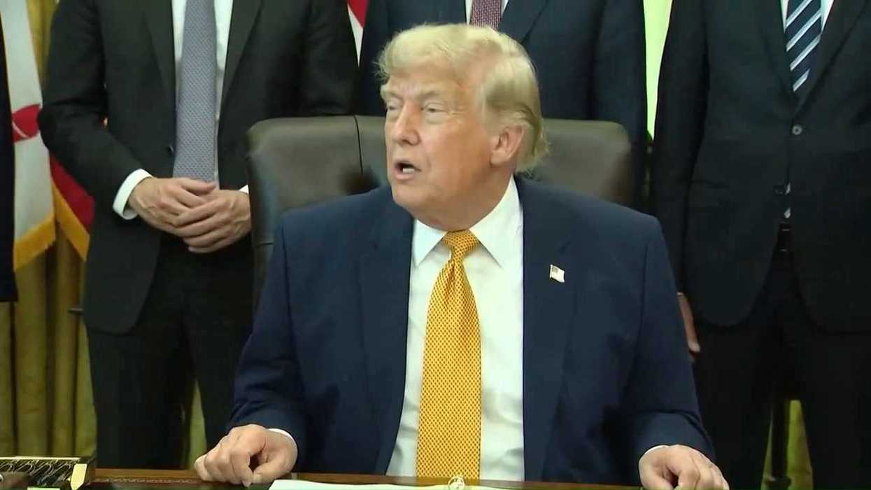 Trump dodges Reflecting Pool cost question in the pettiest way possible