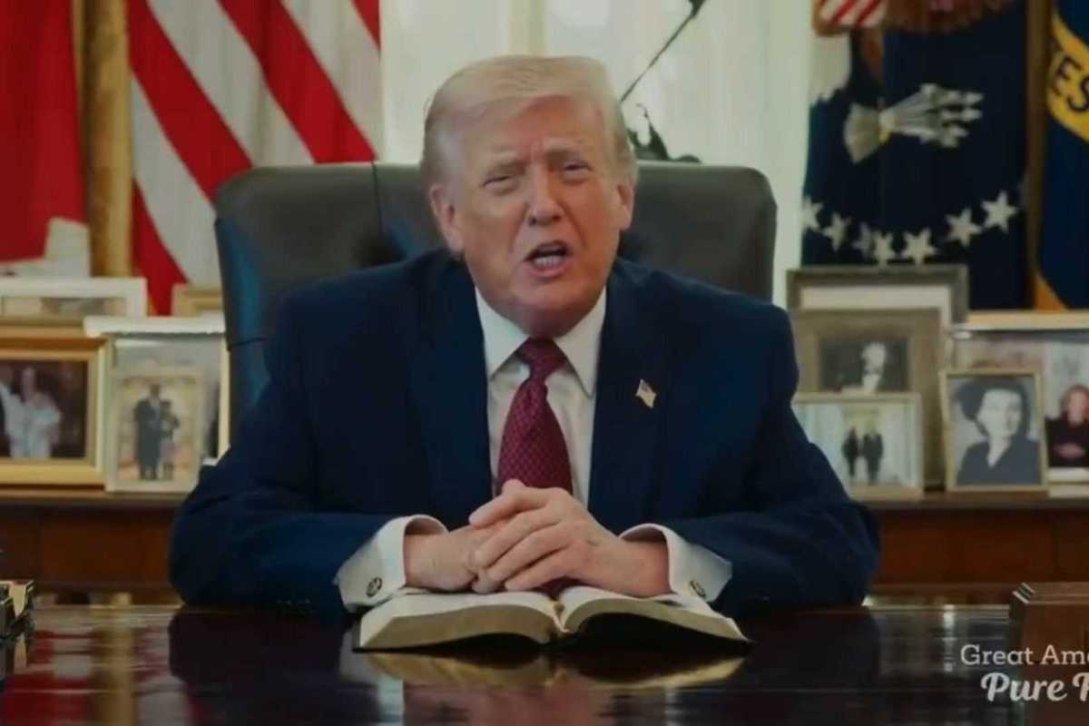 Why the Bible verse Trump chose to read is so controversial