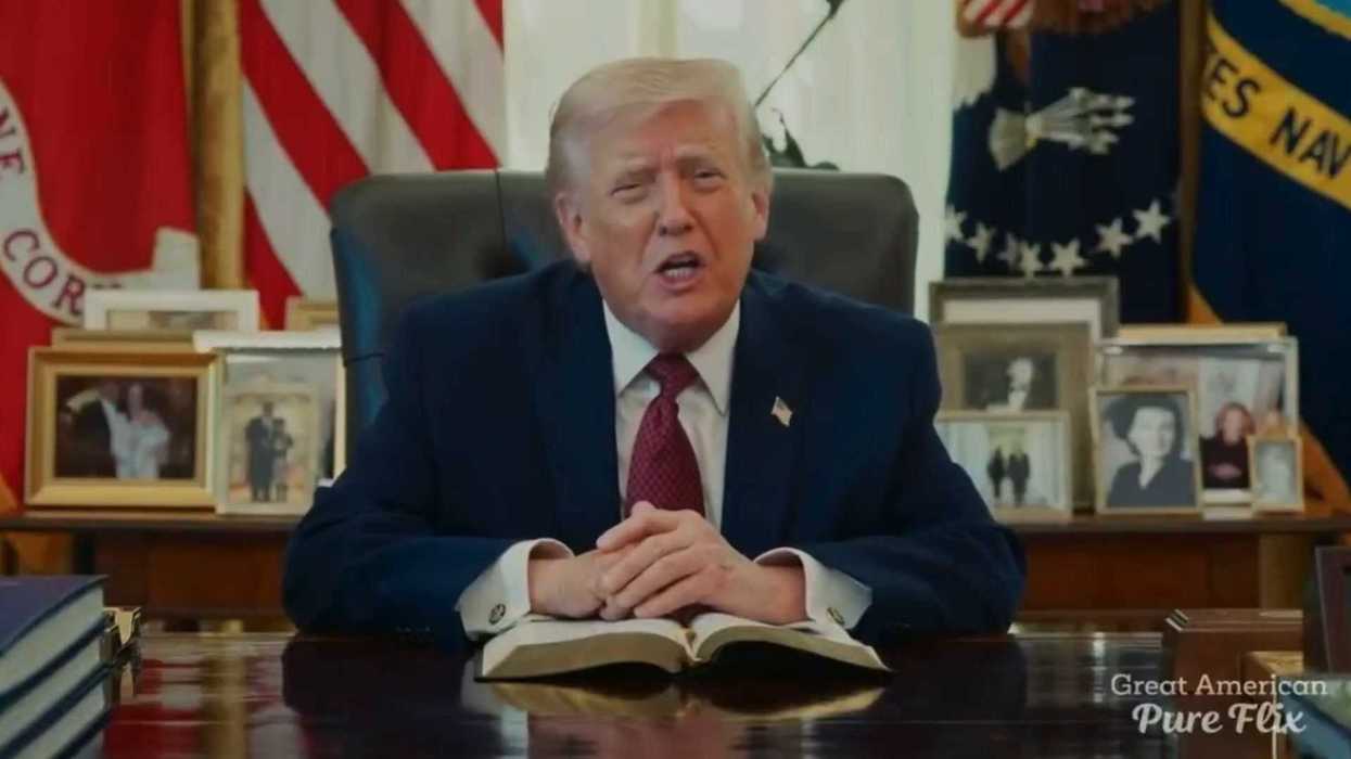 Why the Bible verse Trump chose to read is so controversial