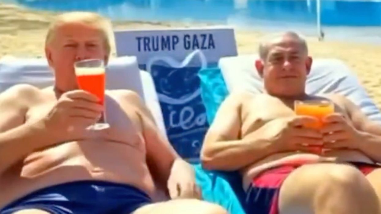 Trump posts horrifying AI video of what he hopes ‘Gaza will look like in 2025’