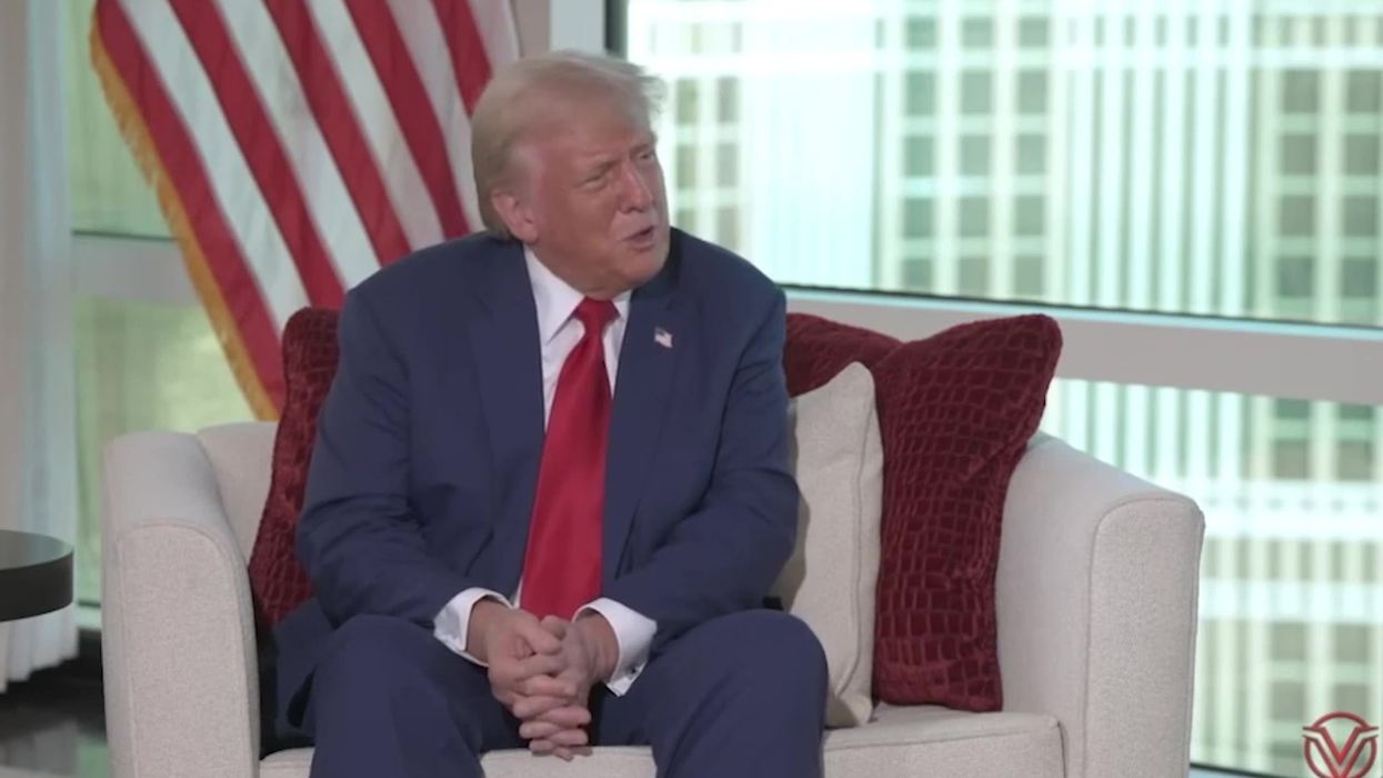 Trump pushes QAnon's "nothing can stop what is coming" phrase in response to new indictment