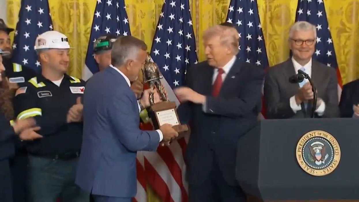 Donald Trump mercilessly mocked as he's given yet another bogus award