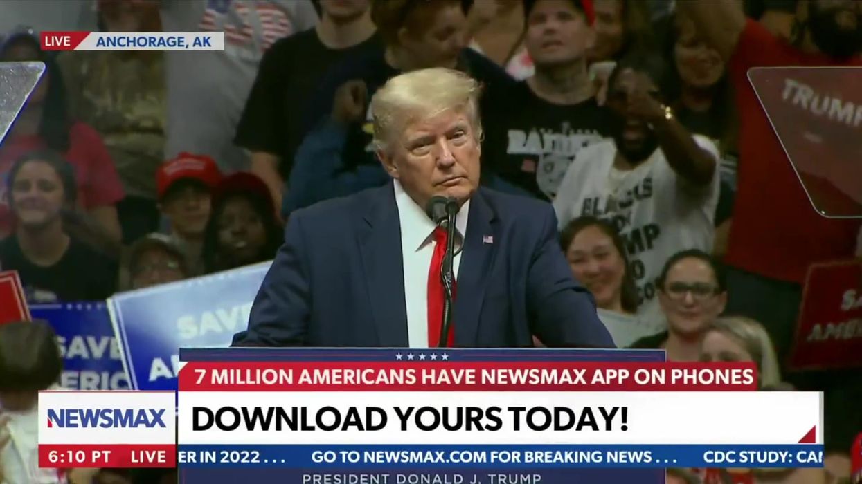 Donald Trump riles up crowd by dropping F-bomb at rally