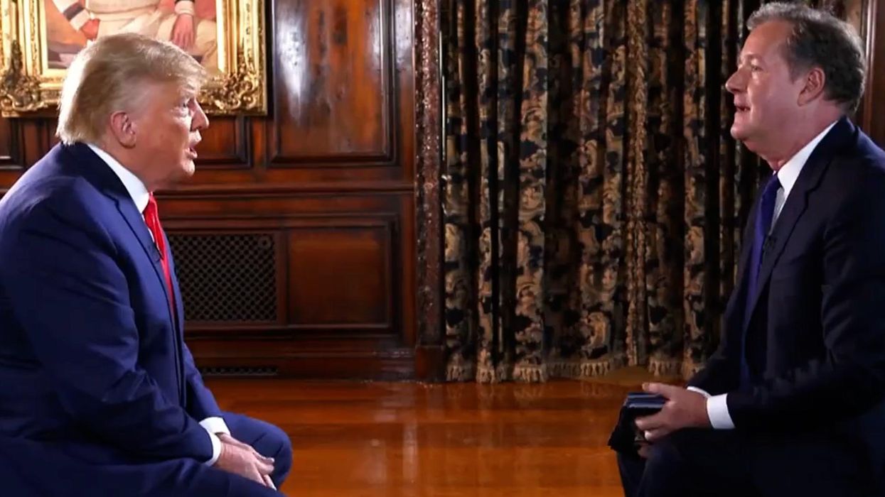 'Show your dad this': Piers Morgan sends Farage's unflattering Trump comments to son