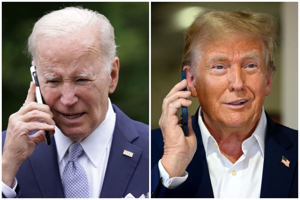 Donald Trump spills beans on private phone conversation with Joe Biden