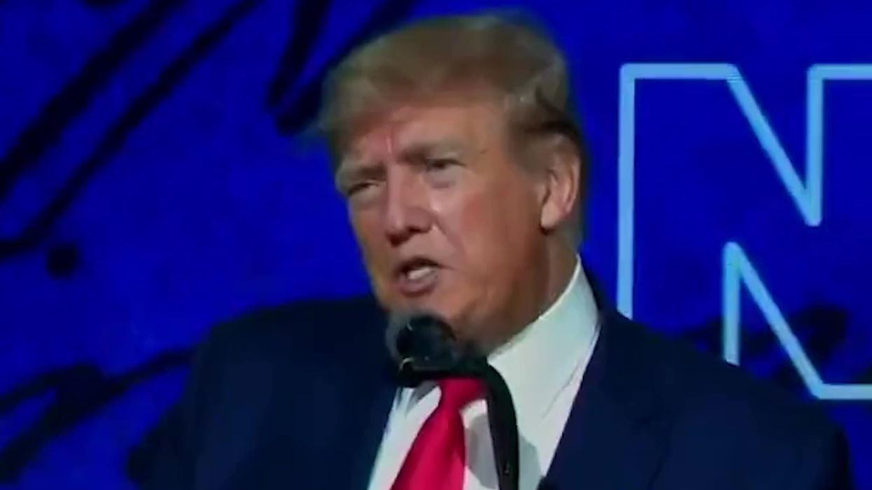 “Let’s Go Brandon” engraved Trump guns on sale at NRA convention