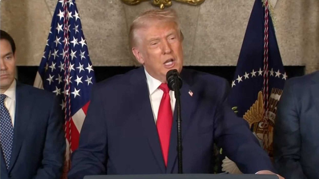 Donald Trump tries to brush 'distracting' Epstein Files questions away