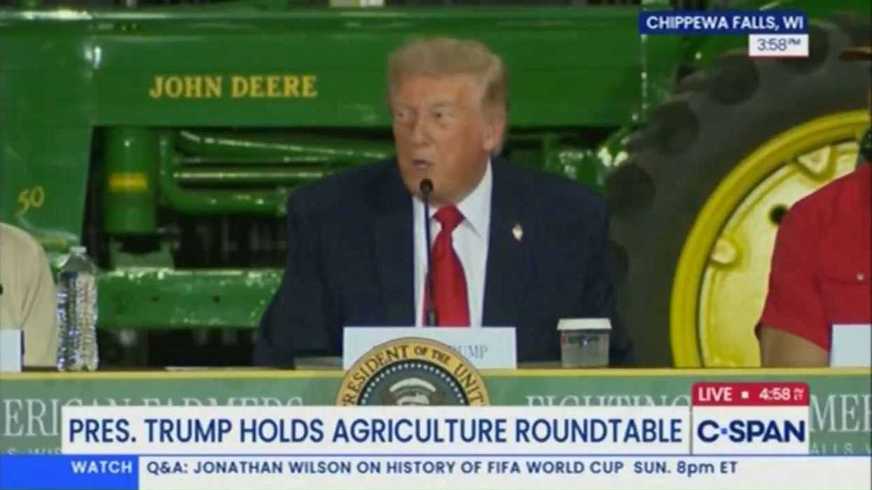 Trump gave a bizarre excuse for crashing out of his Meet the Press interview