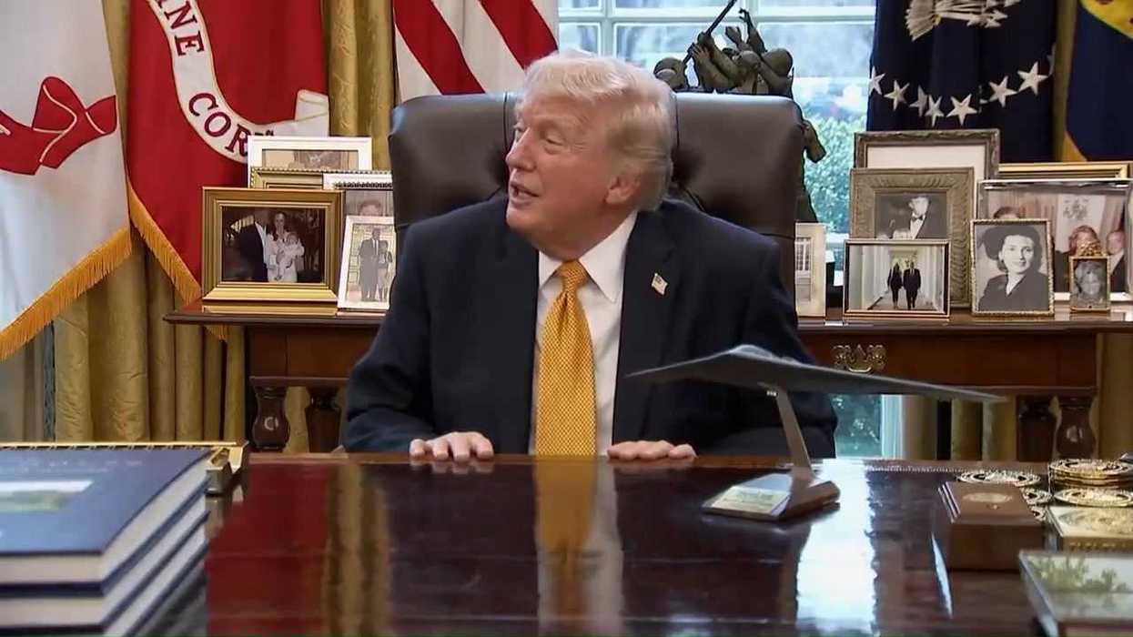 Which country is Donald Trump threatening to 'take' for the US next?