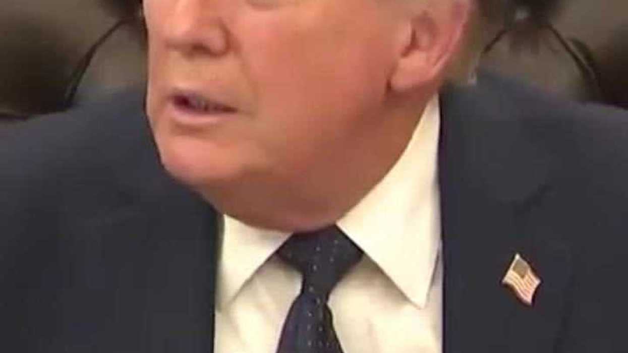 Trump appears to fall asleep again in White House meeting as critics call out MAGA