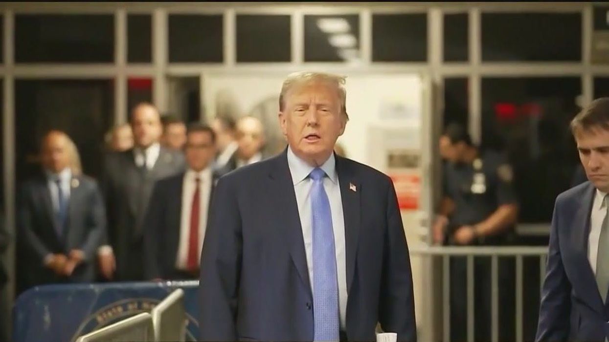 The moment that made Donald Trump 'laugh' in court