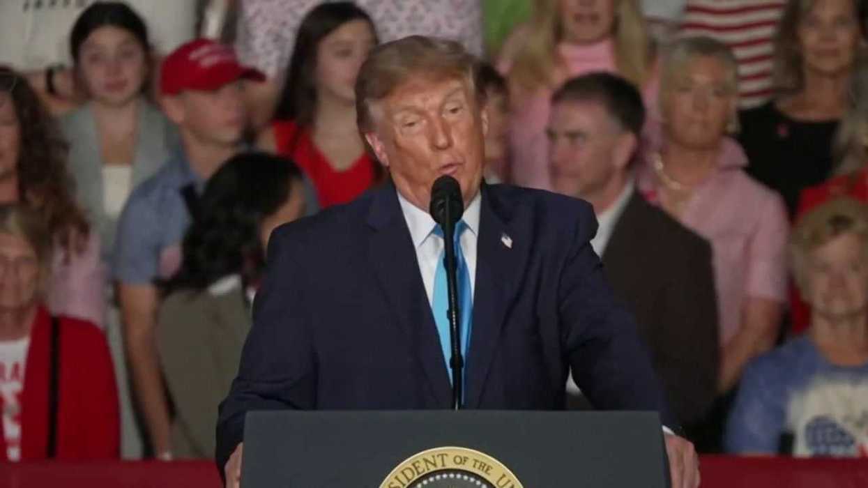 Trump claims people tell him he’s a better president than Lincoln and Washington