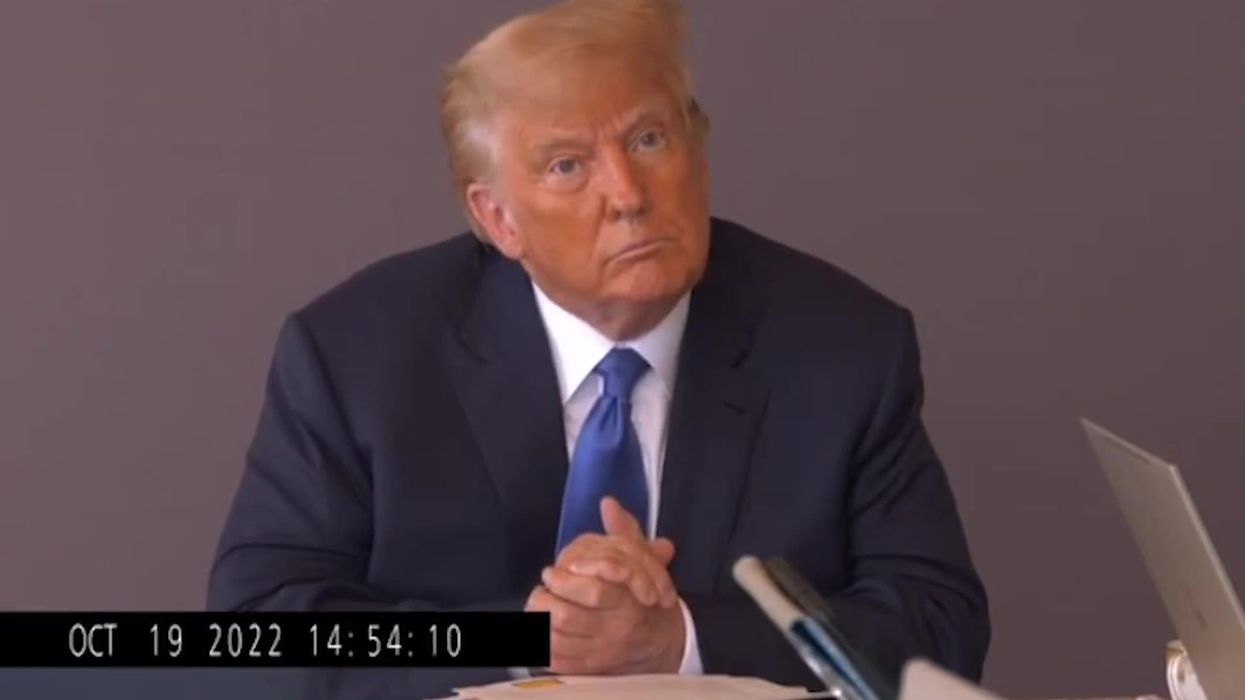 Trump claims he has 'no idea' who the woman he's just been found guilty of abusing is