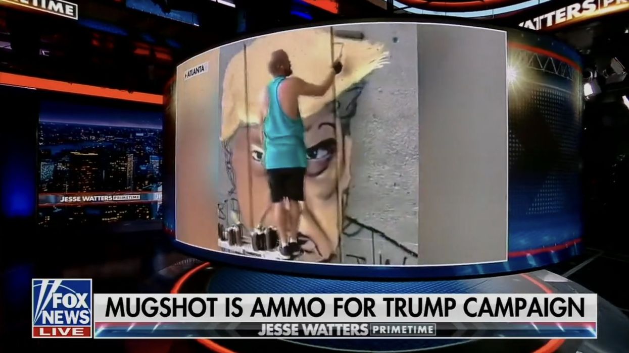 Trump supporters mistakenly think mugshot graffiti is praising ex-president