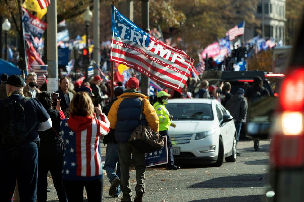 Trump supporters rally in Washington