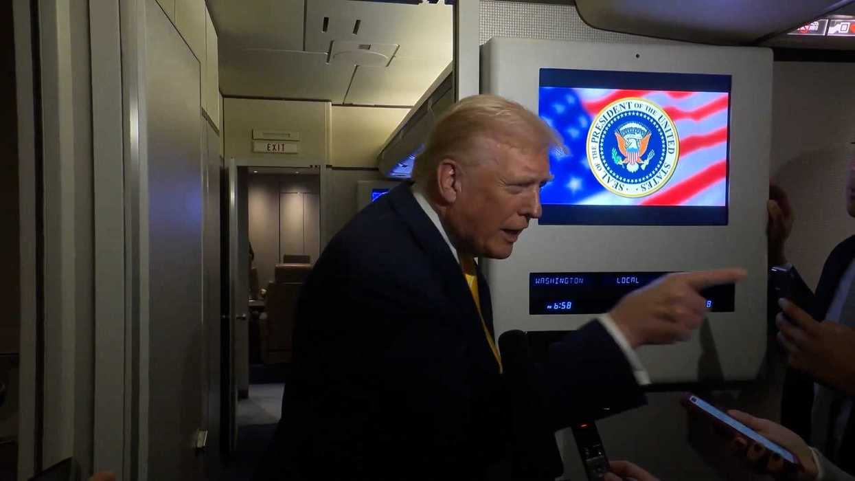 Female reporter insulted by Trump after debunking his 'rigged election' claim to his face