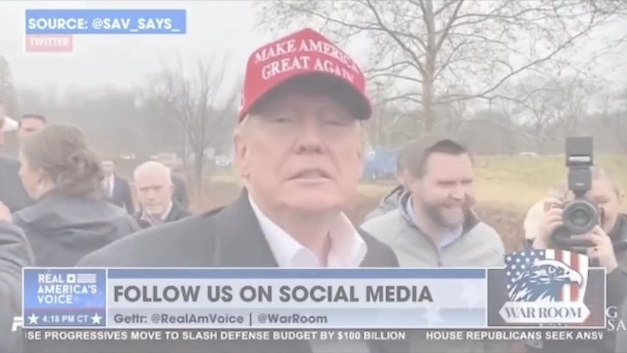 Trump tells people of East Palestine to 'have a great time' amid toxic train derailment