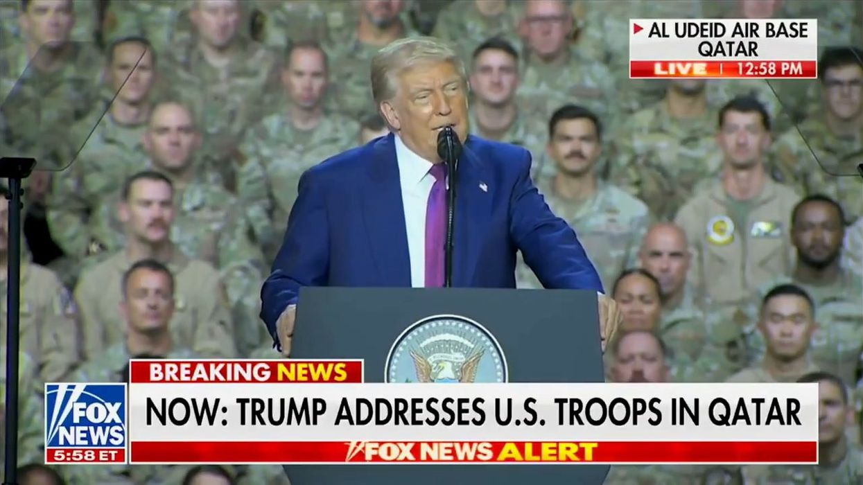Trump tells soldiers: 'We don’t care if you’re politically correct'