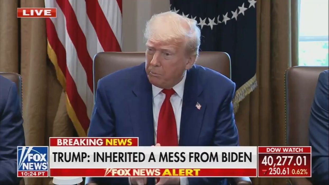 Trump tries to blame Biden for the economy: 'Beyond parody'