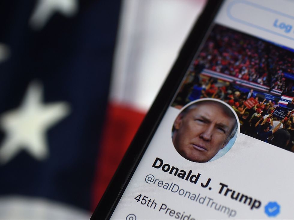 <p>Trump twitter account</p>