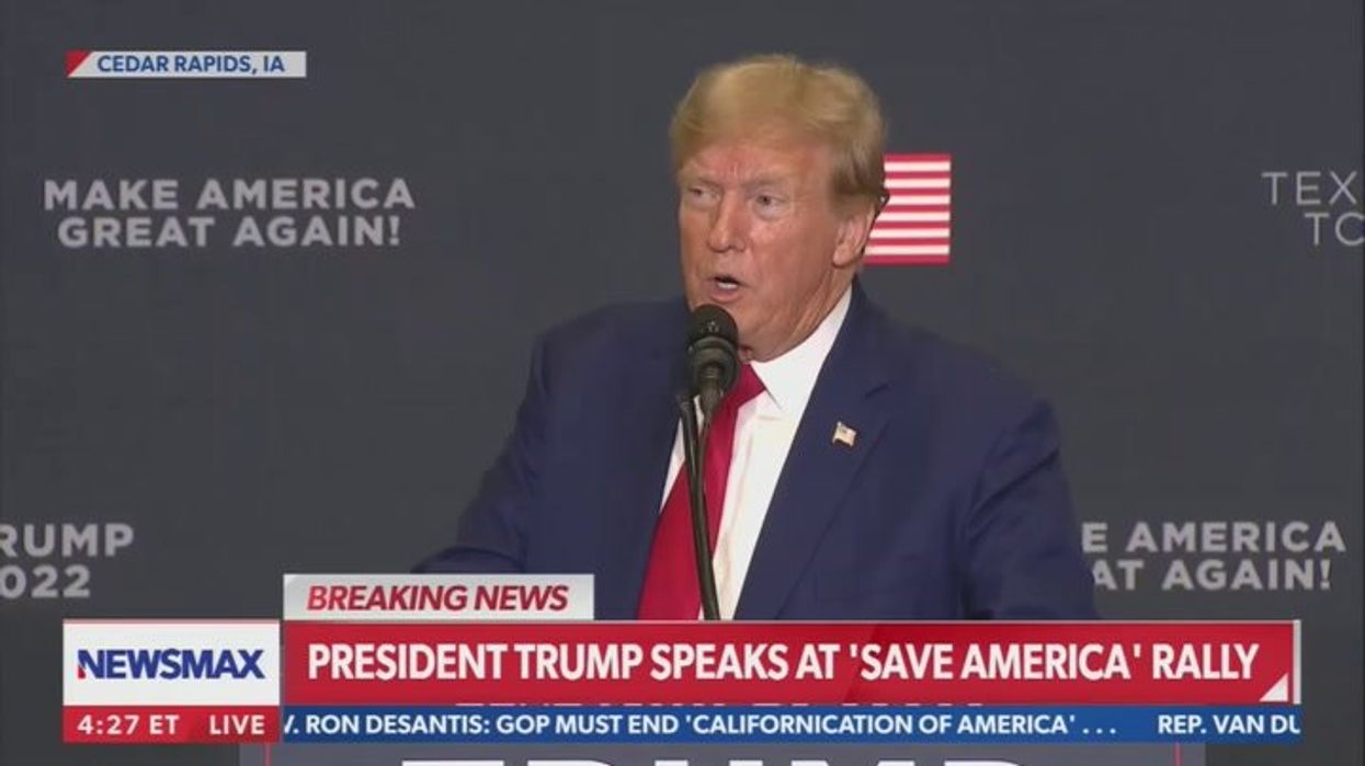 Trump just said "we've been waging an all out war on American democracy"