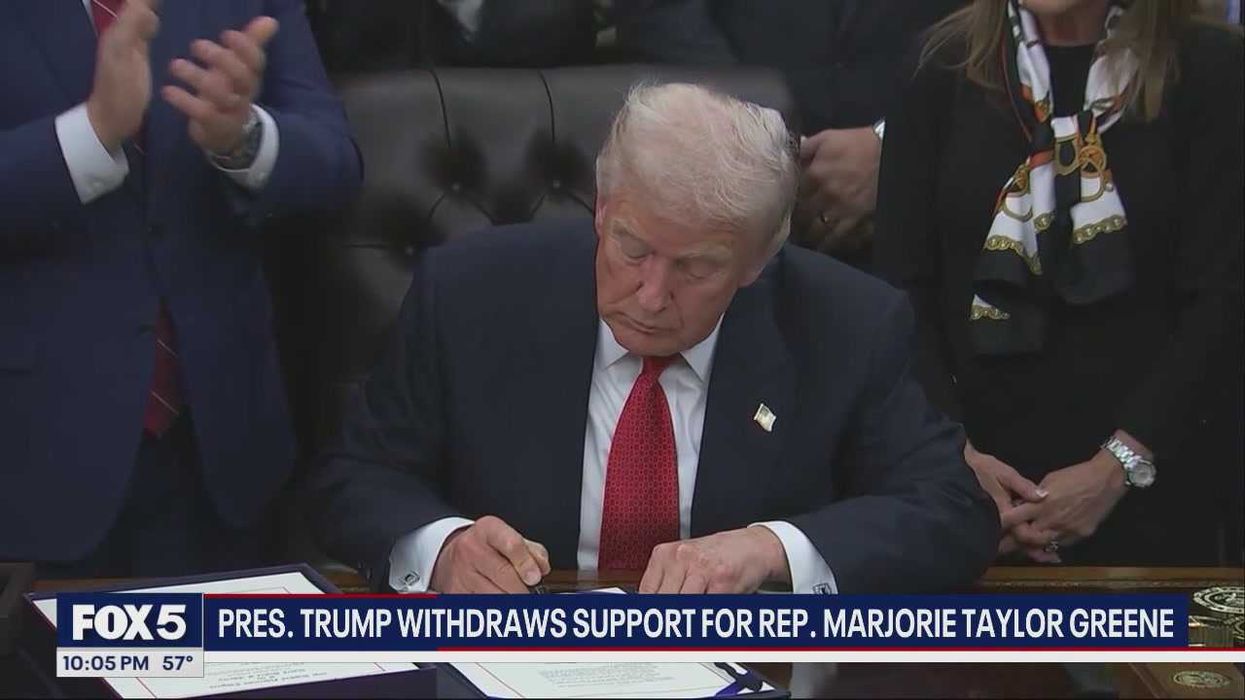 ‘Please, keep destroying each other’: Marjorie Taylor Greene’s latest attacks on Trump delight critics