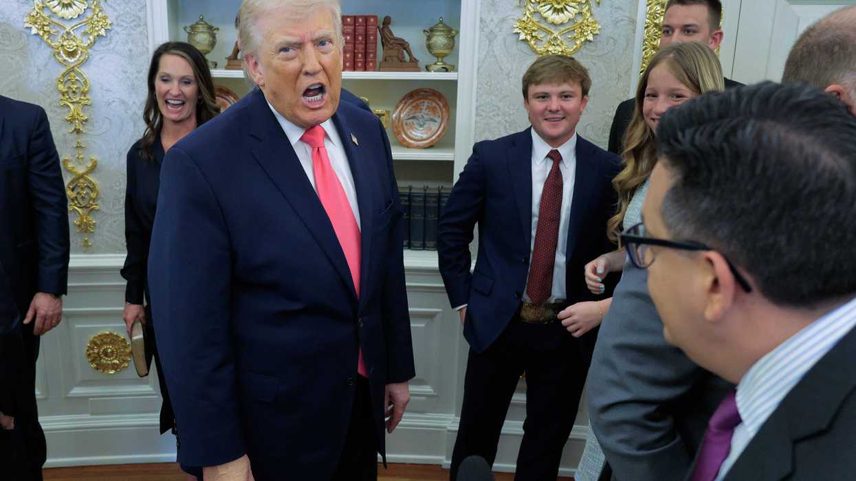 Trump’s reaction to the US attacking Iran ‘long and hard’ has internet recoiling