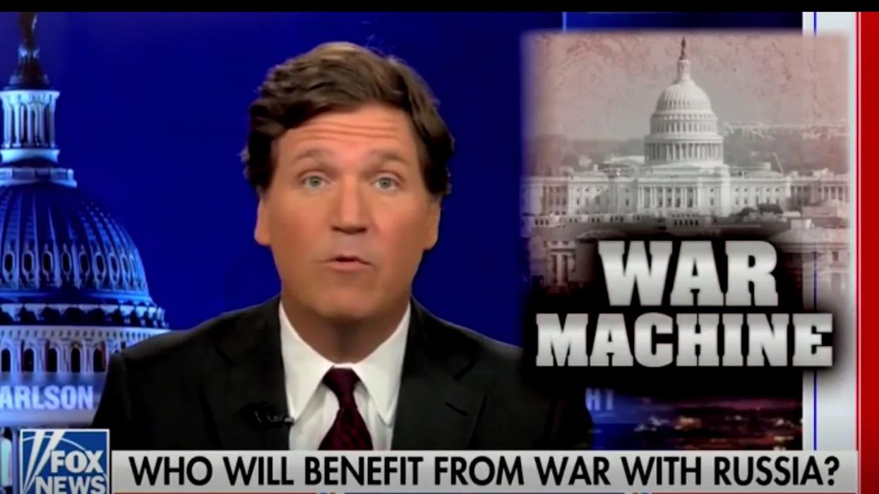 Tucker Carlson says Democrats and Republicans are 'intentionally seeking war with Russia'