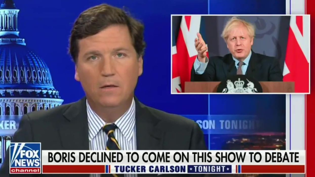 Tucker Carlson calls Boris Johnson a 'coward' and 'liar' as former PM rejects interview