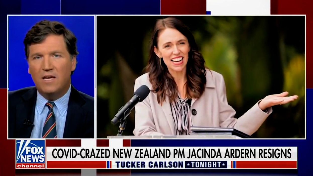 Tucker Carlson says 'lady with big teeth' Jacinda Ardern being 'controlled by China'