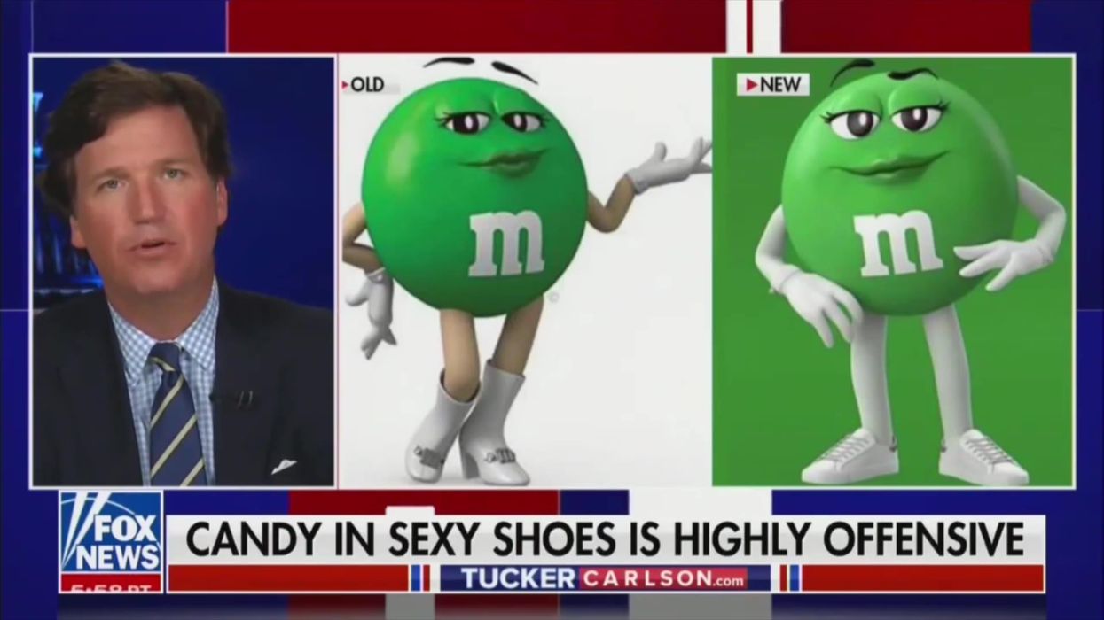 Tucker Carlson 'complains' that new M&Ms character doesn't wear 'sexy boots' anymore