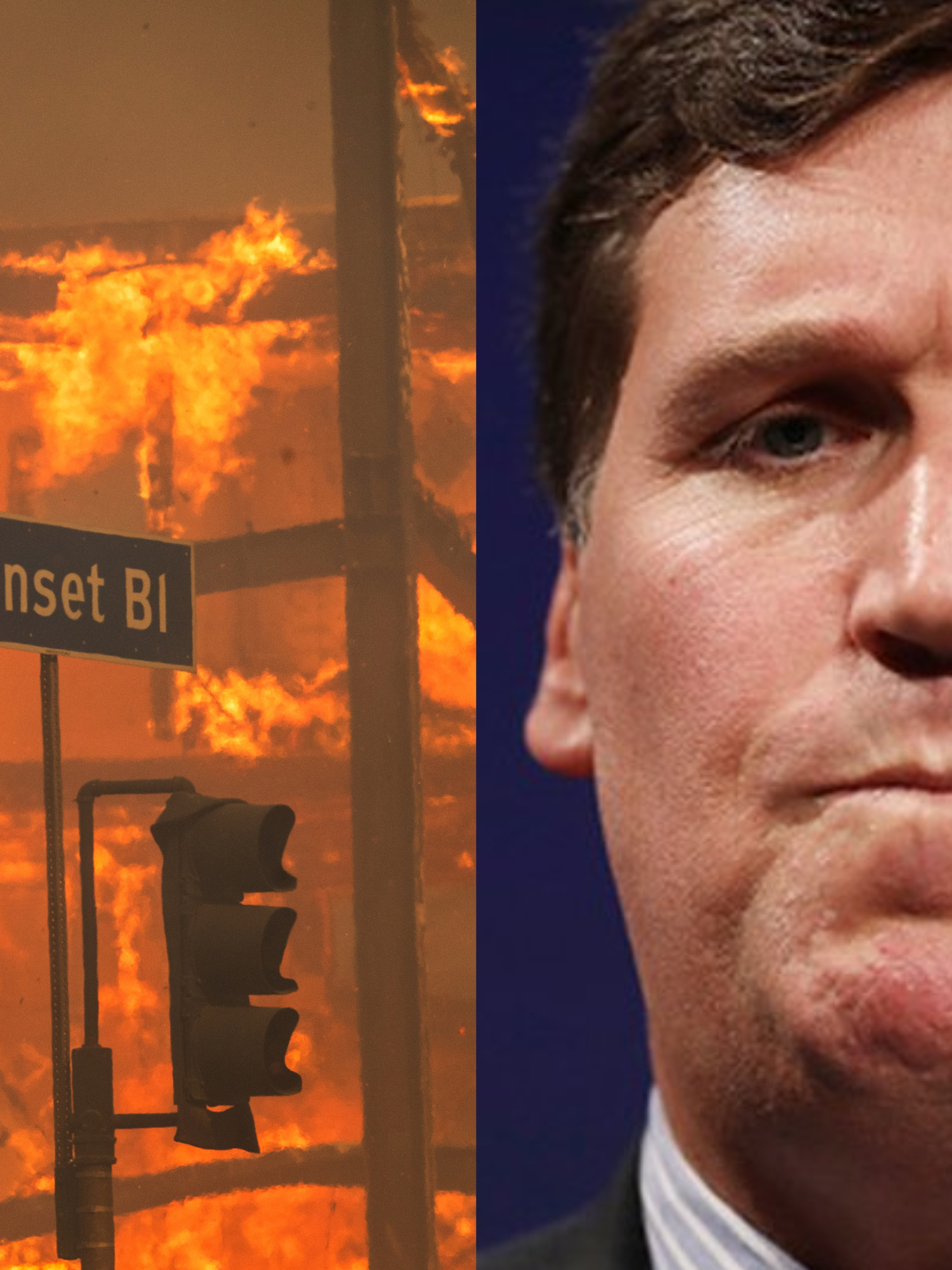 LA fires theory leaves Tucker Carlson stunned on origin of blazes