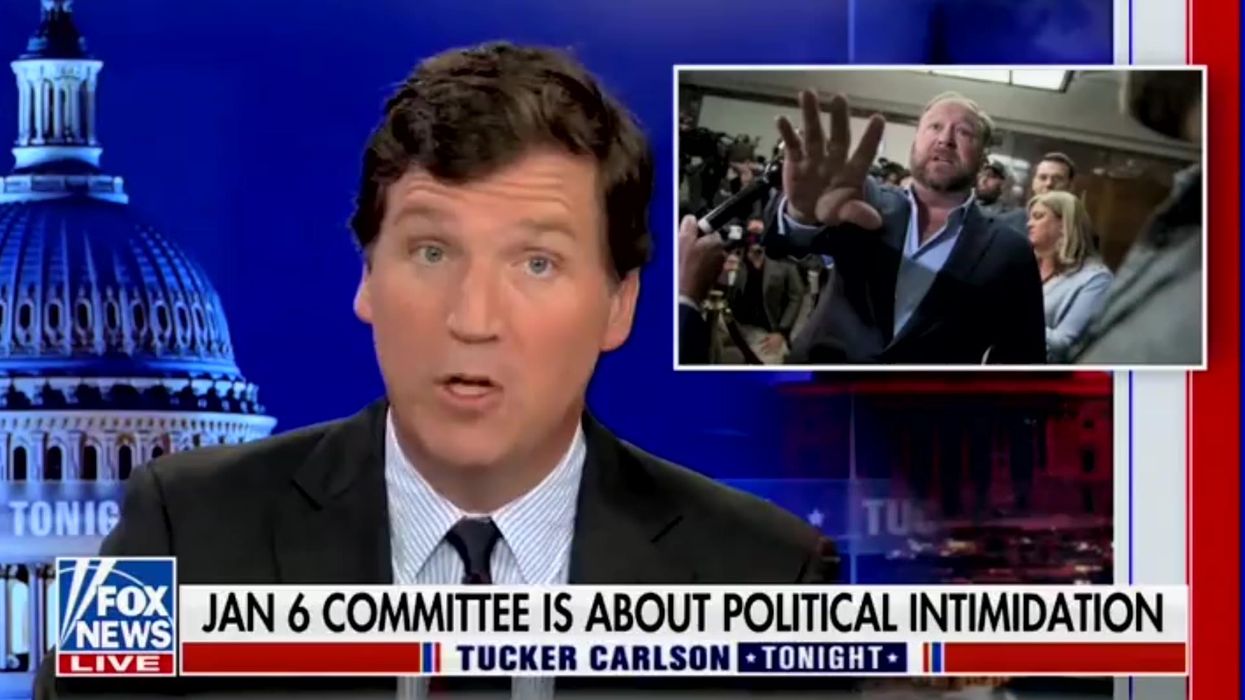 Whiny private texts between Alex Jones and Tucker Carlson have been revealed