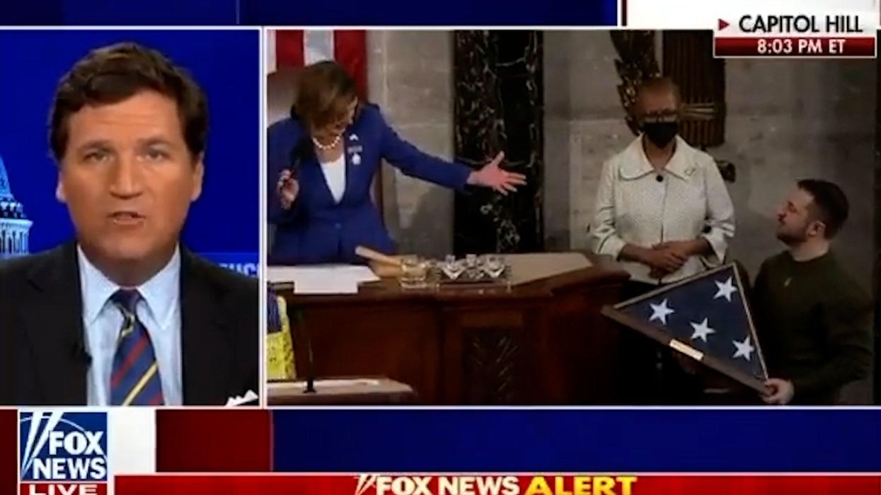 Tucker Carlson says Zelensky was dressed like 'strip club manager' at White House
