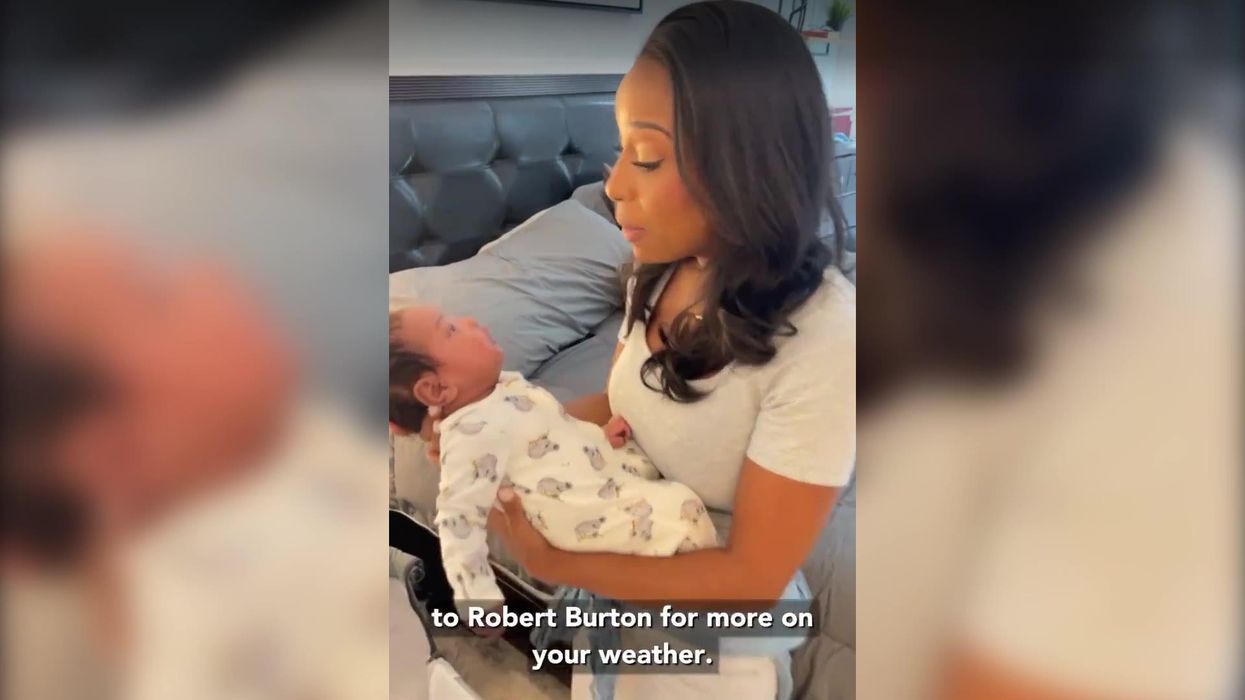 News anchor parents give broadcast-worthy introduction to their baby