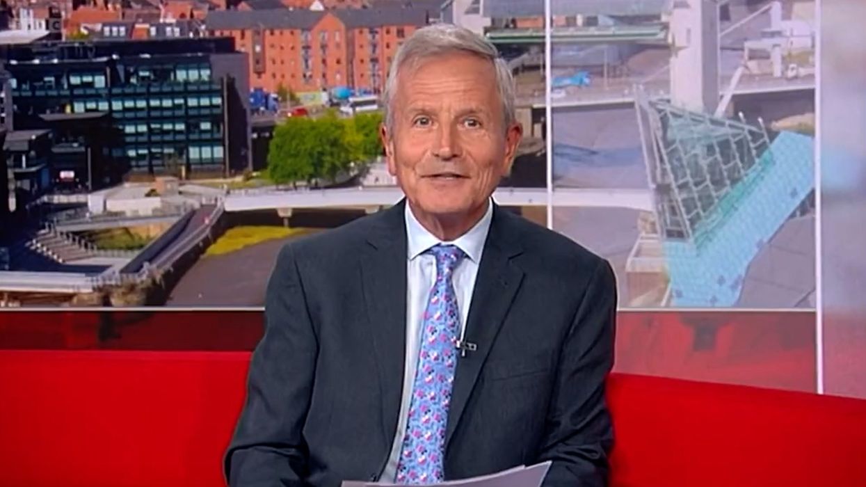 BBC presenter struggles to keep straight face when saying 'glory hole' on live TV