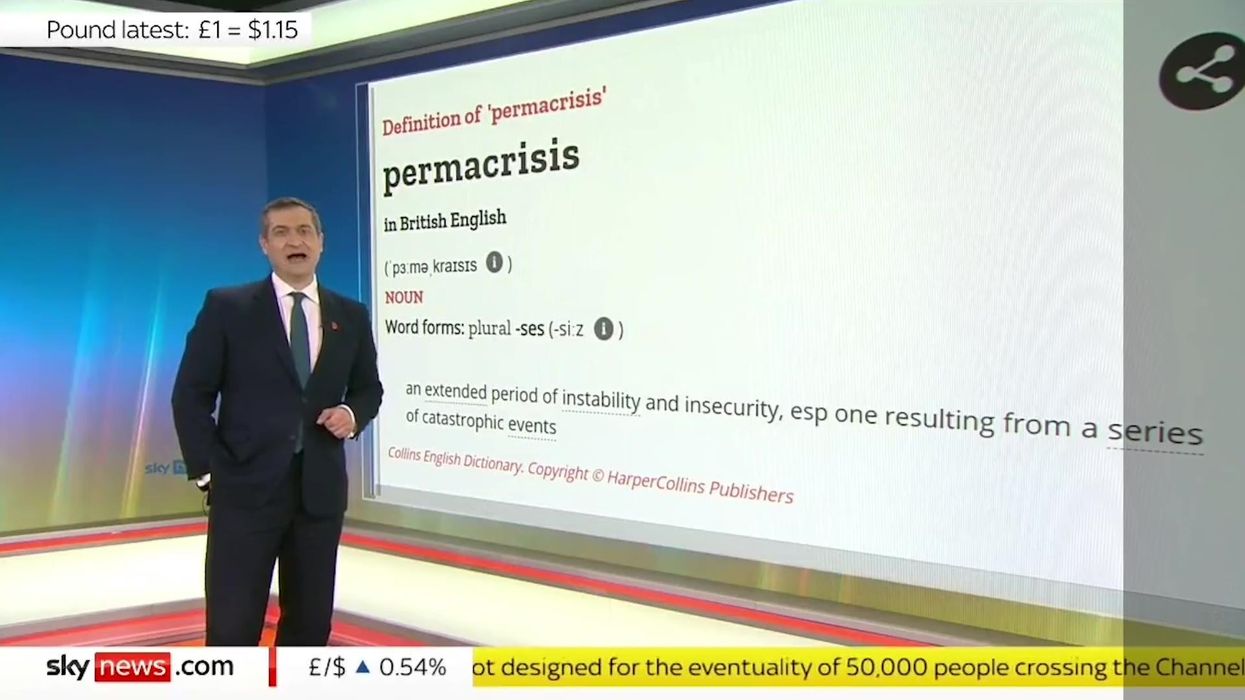 2022's 'word of the year' perfectly sums up the Tory government