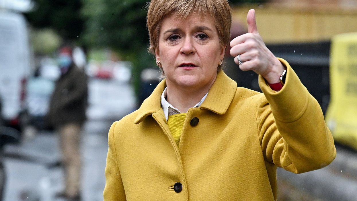 <p>Twitter has made this photo of Nicola Sturgeon the latest political meme.</p>