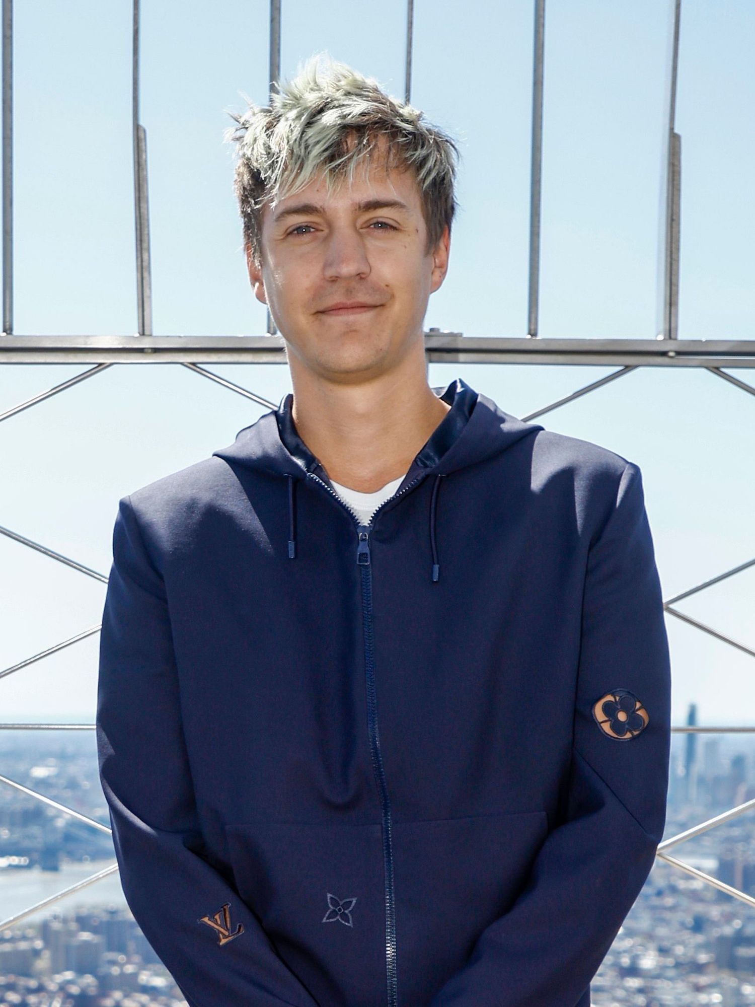 Tyler “Ninja” Blevins visits the Empire State Building on April 20, 2022 in New York City